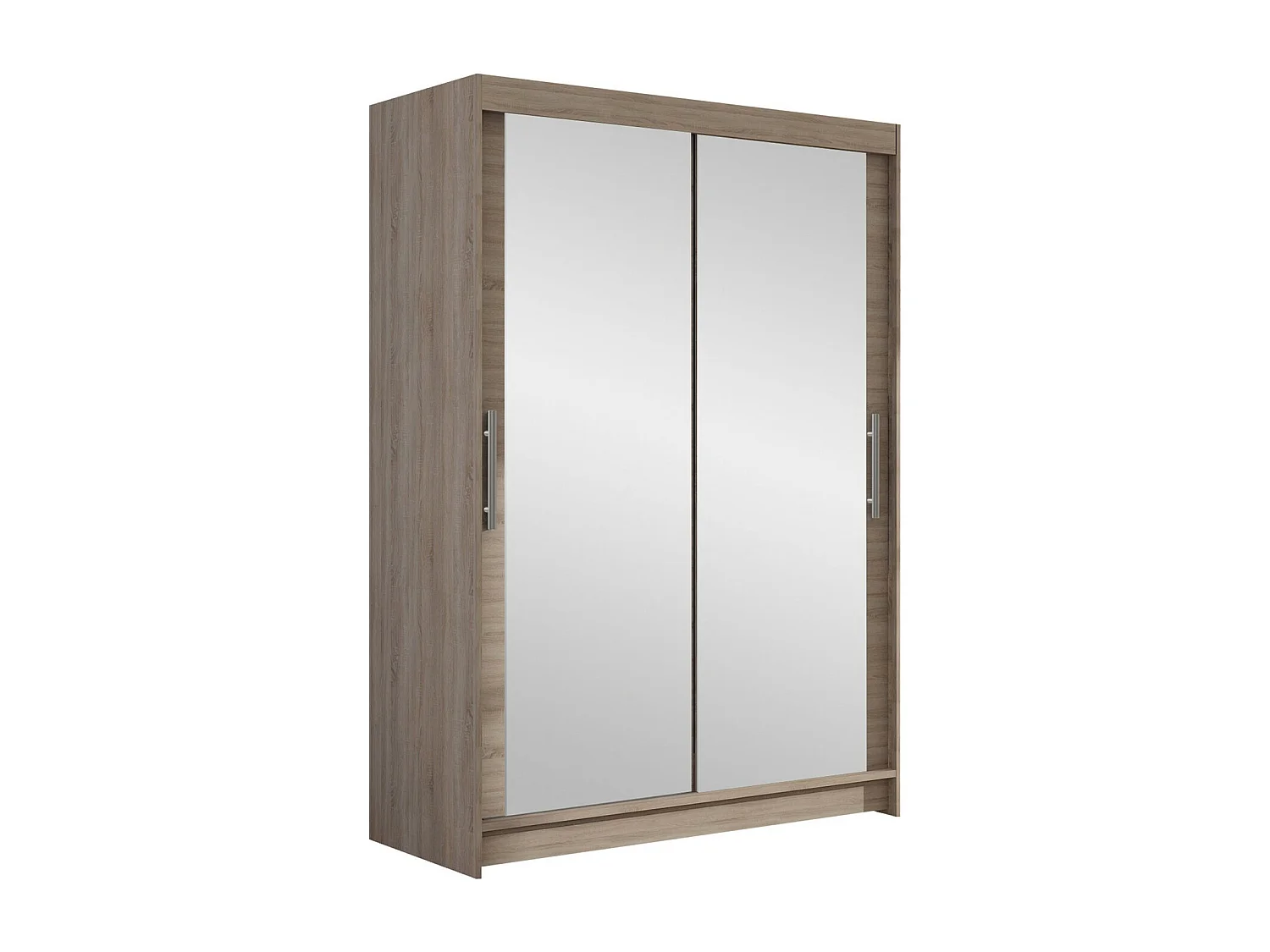 Armario Closico 129, Trufa roble, 200x120x58cm, Puertas de armario: Correderas