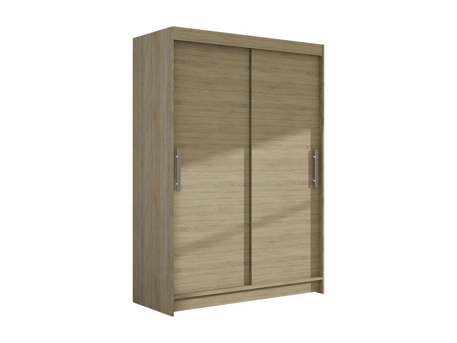Armoire Closico 117, Sonoma chêne, 200x120x58cm, Portes d'armoire: Coulissantes