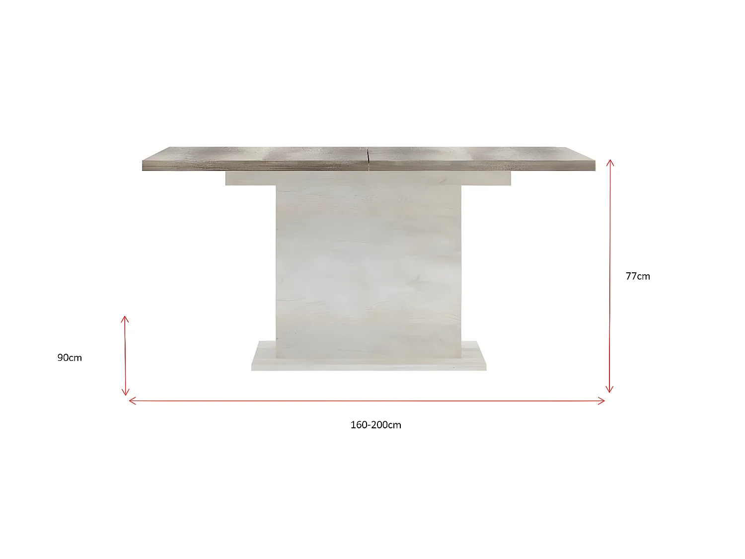 Esstisch Duro (90x200)