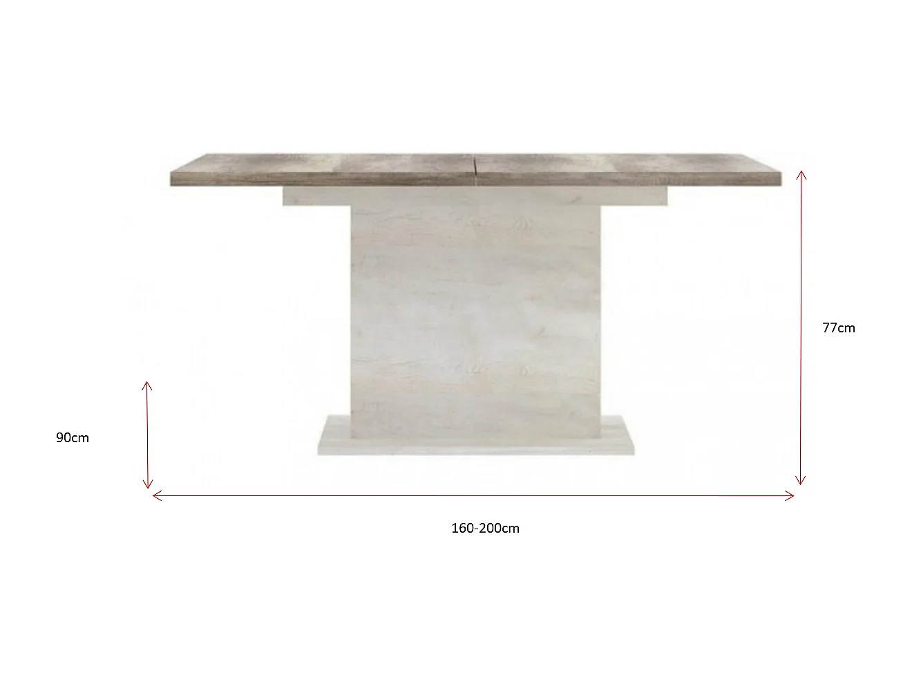 Table de salle à manger Duro (90x200)