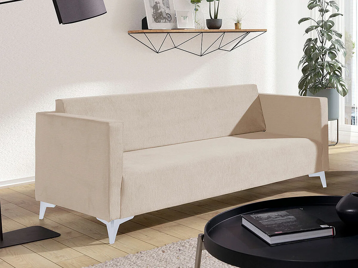 Sofá Virmore 100, Funcionalidade de dormir, Cama com arrumação, Tecido