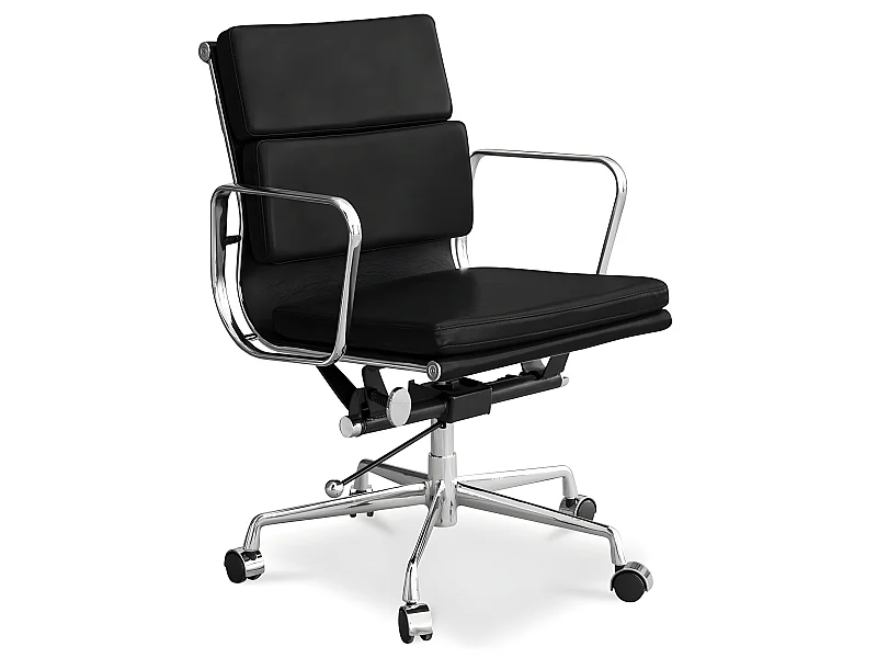 Soft T7 Stuhl - Hochwertiges Leder - Räder