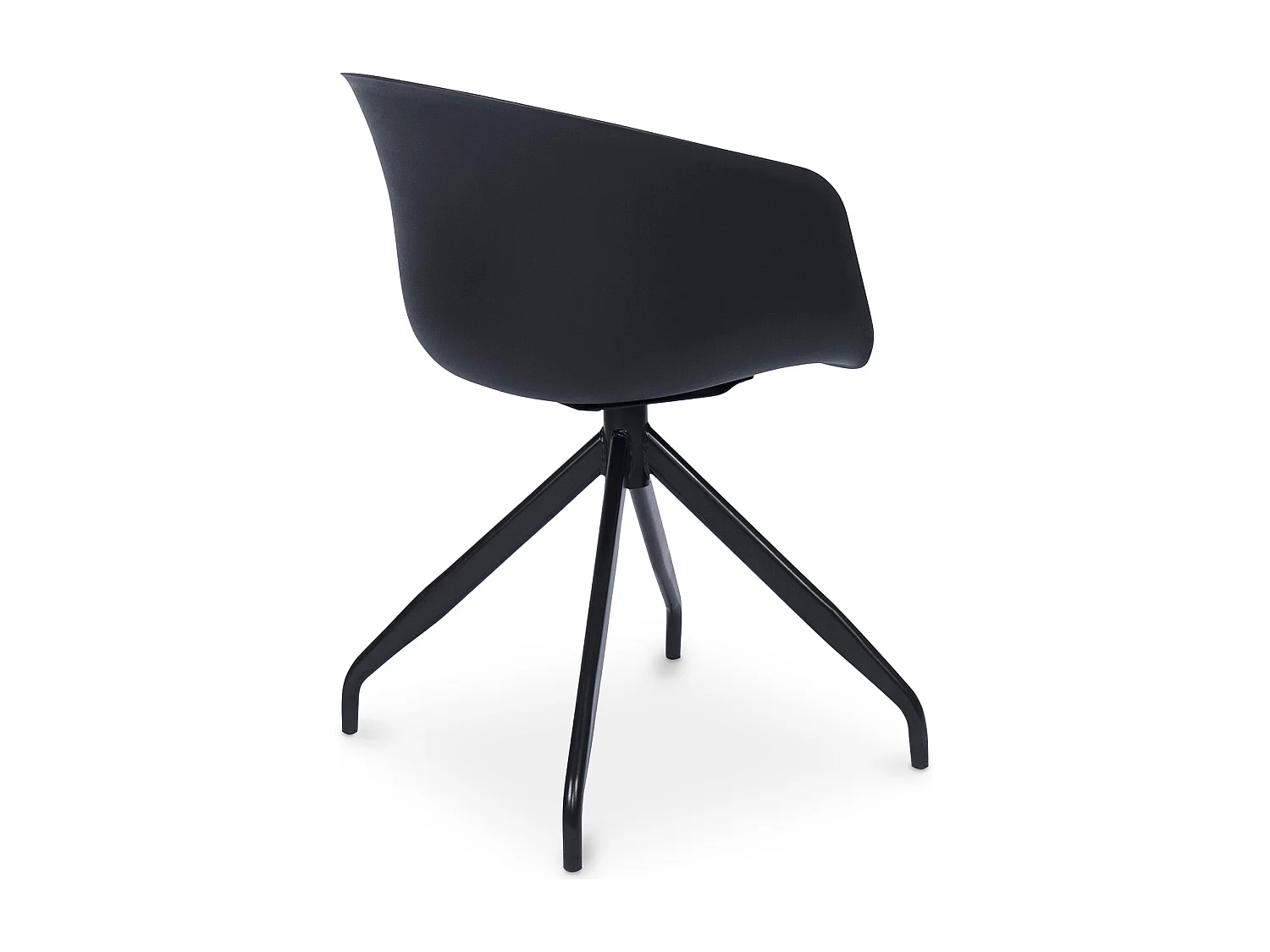Chaise de bureau avec accoudoirs - Chaise de bureau design noire - Jodie Gris clair