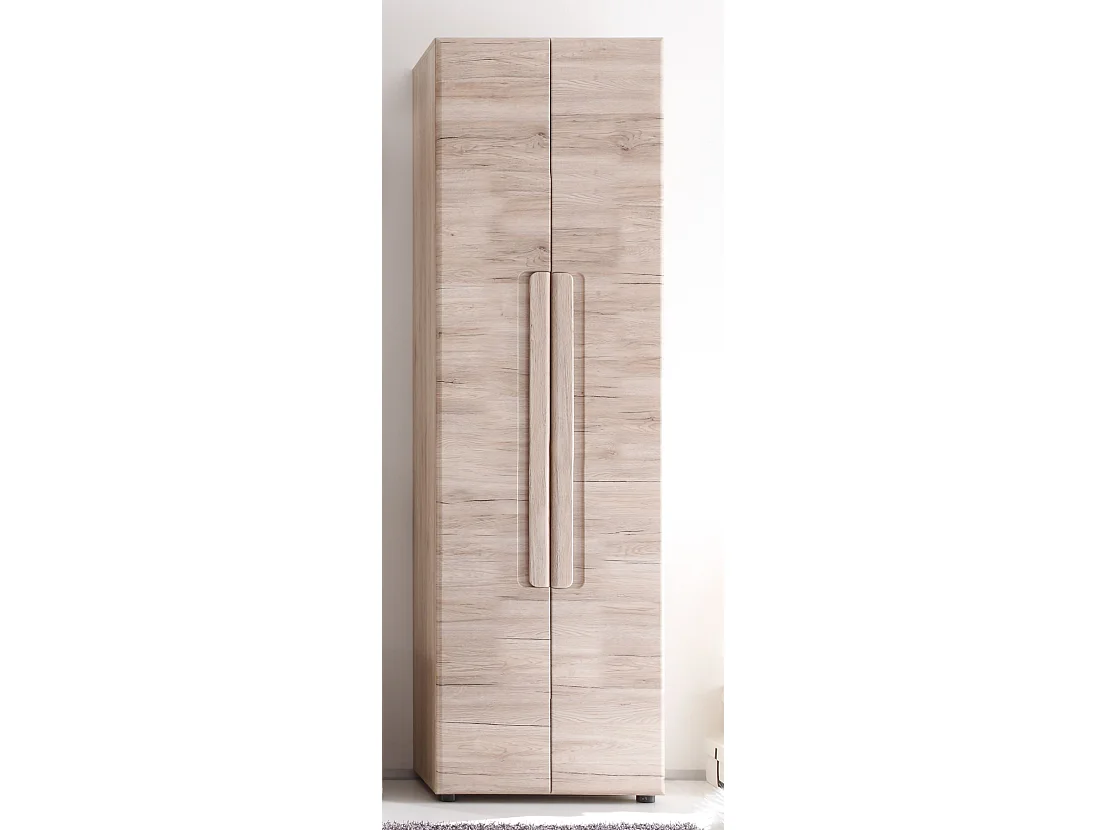Margit Armoire 2 portes, finition chêne clair.