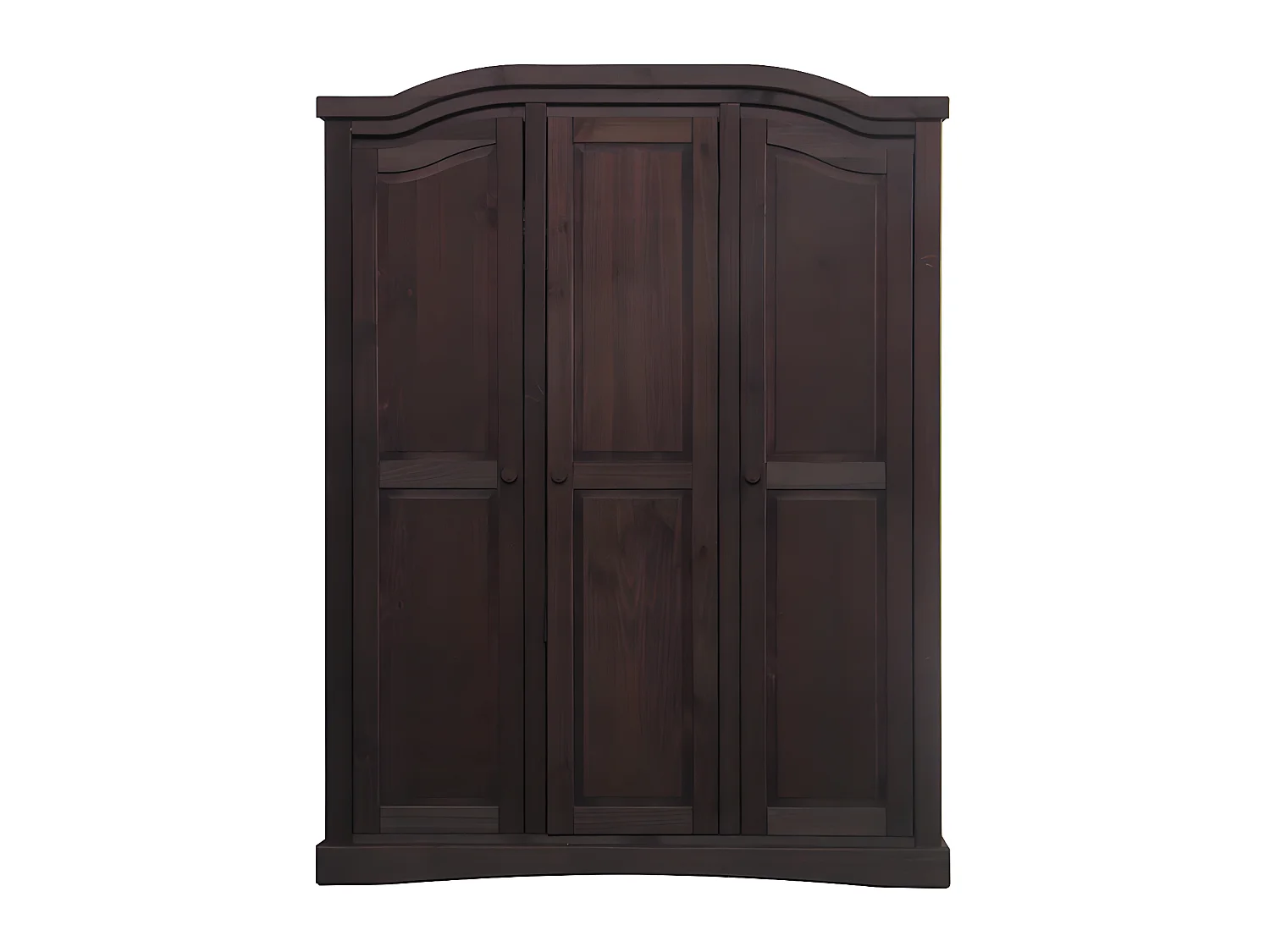 Rico Armoire 3 portes, largeur 152 cm, hauteur 193, finition style colonial