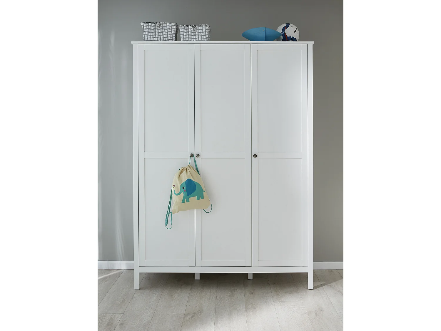 Ory Armoire 3 portes, blanc.