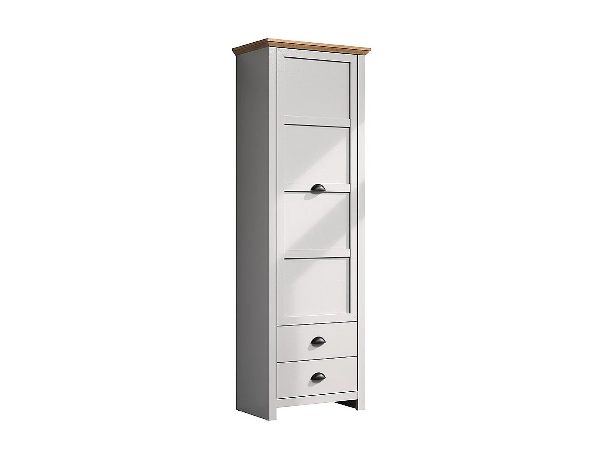 Szafka do przedpokoju 1 drzwi i 2 szuflady L65 cm - LANDSIDE