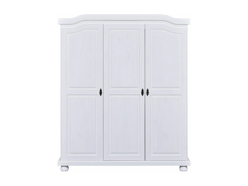 Basil Armoire à vêtements 3 portes, blanc.