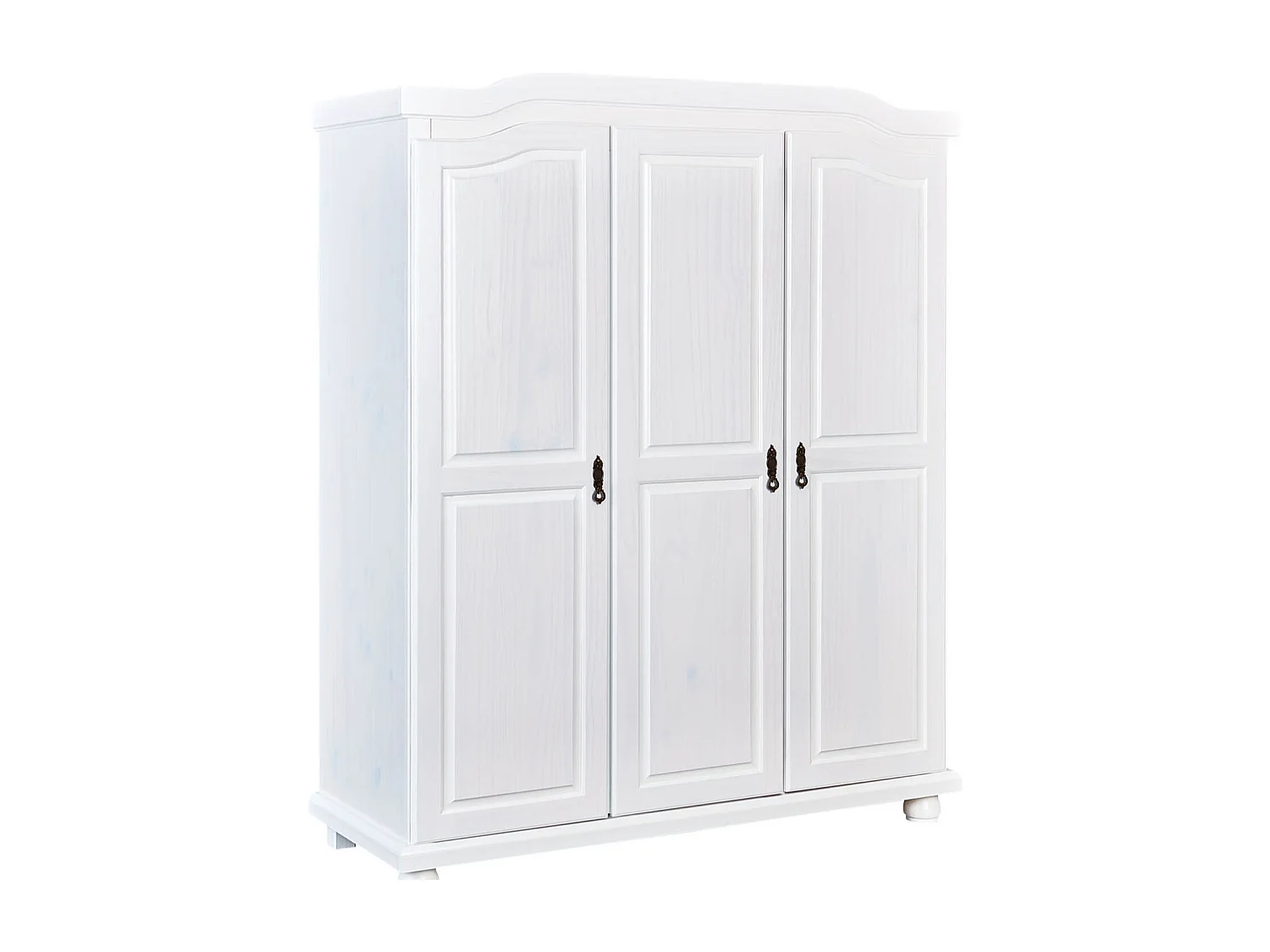 Basil Armoire à vêtements 3 portes, blanc.