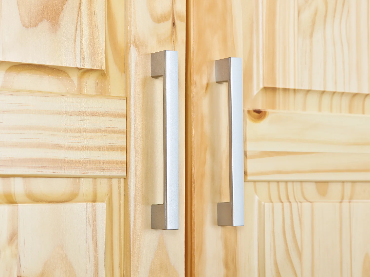 Leovra Armoire 2 portes, naturel.