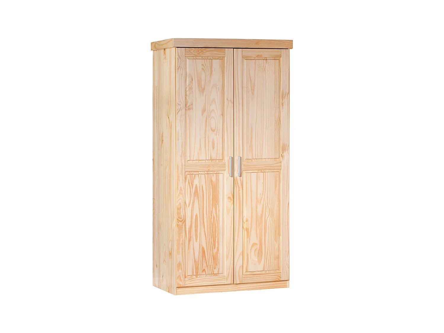 Leovra Armoire 2 portes, naturel.