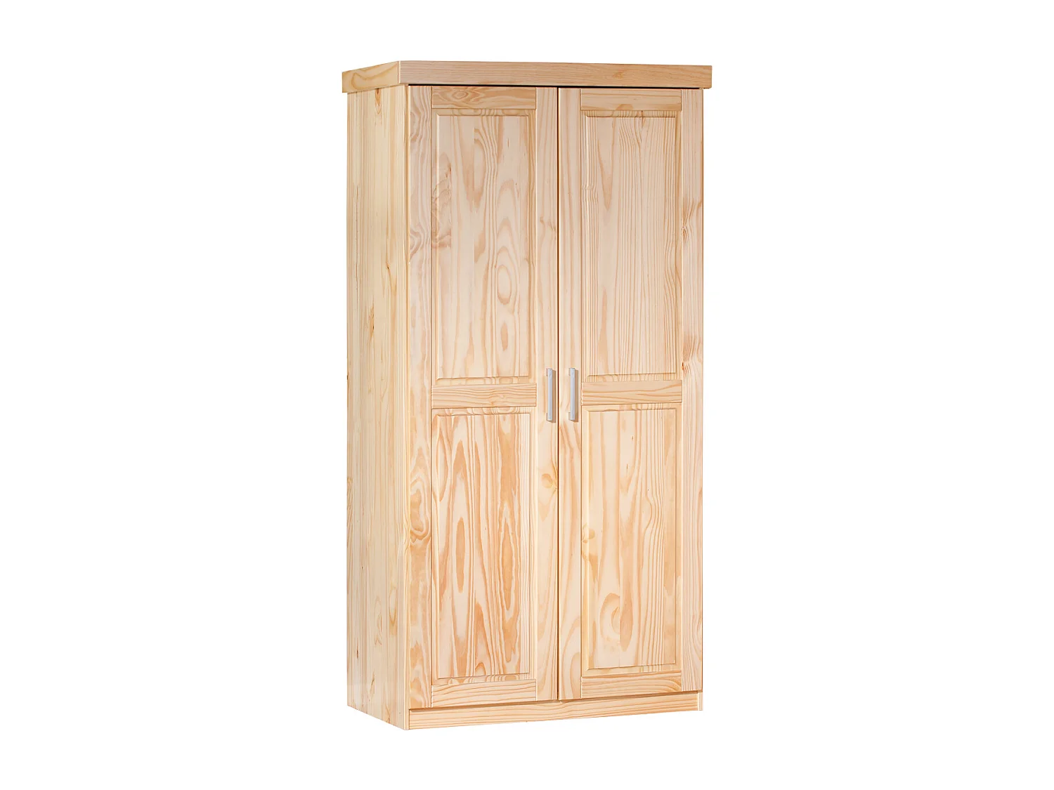 Leovra Armoire 2 portes, naturel.