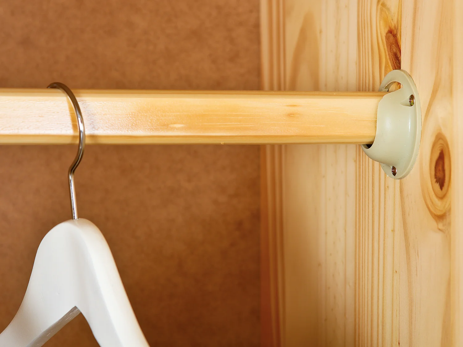 Leovra Armoire 2 portes, naturel.