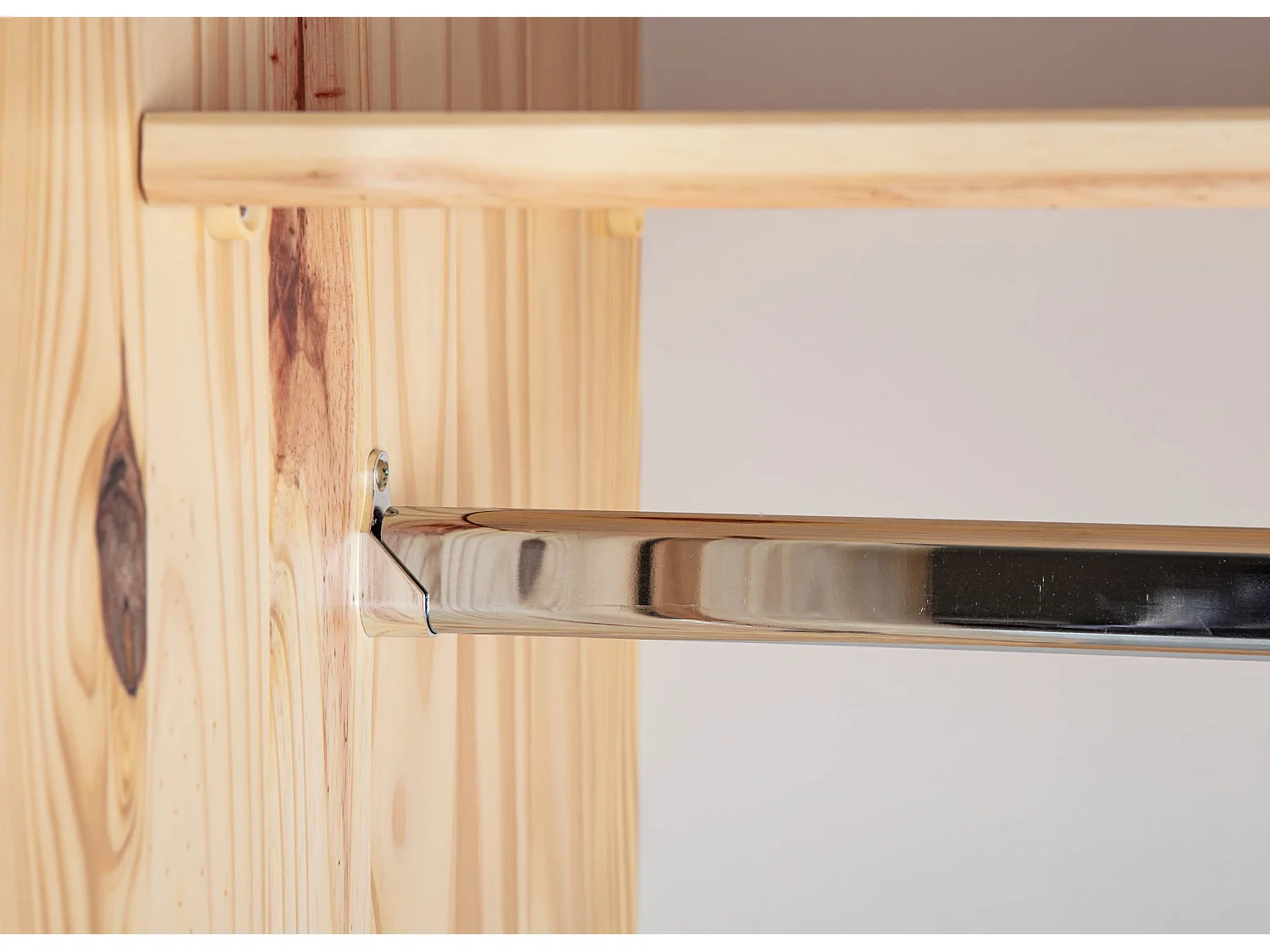 Gends Kleiderschrank 2 Türen, natur.