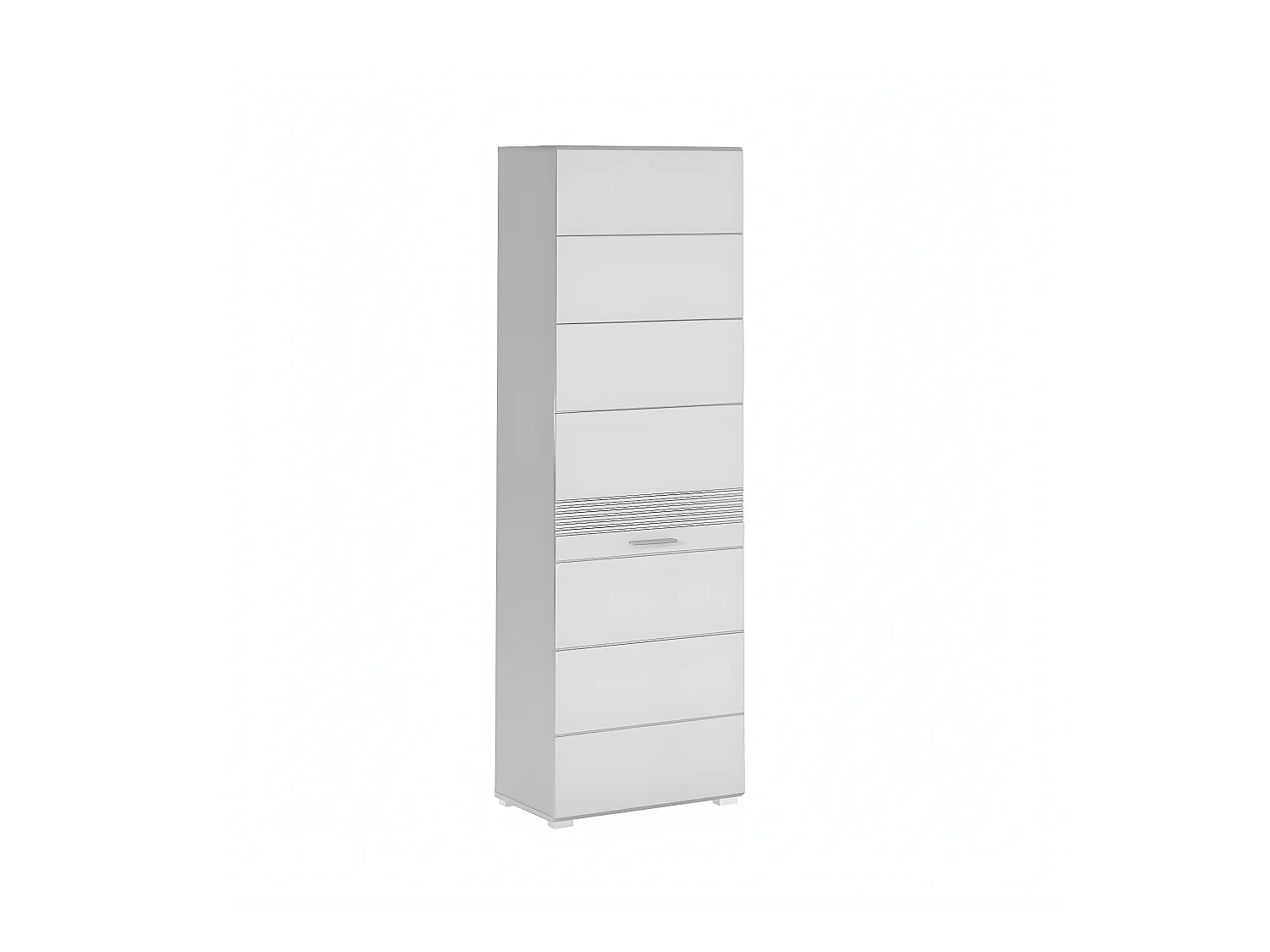 Linus armoire de rangement 1 portes blanche.