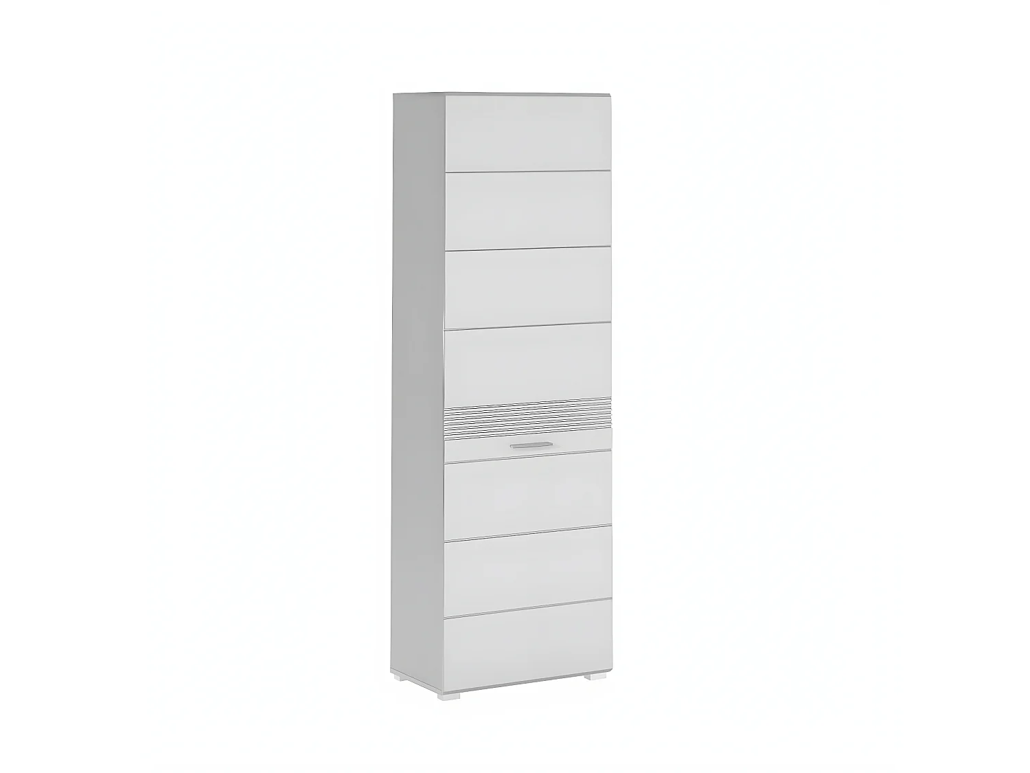 Linus armoire de rangement 1 portes blanche.