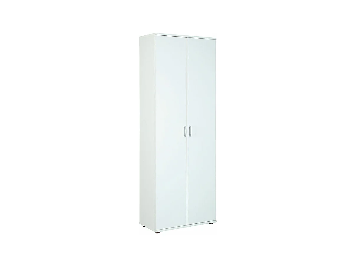 Arta Armoire 5 tablettes de rangement, blanc.