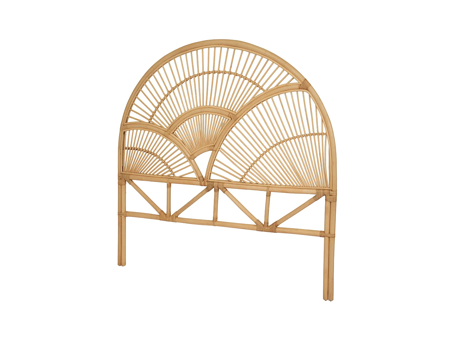 Sengegavl 140 cm - Rotting - Naturlig - EFELA