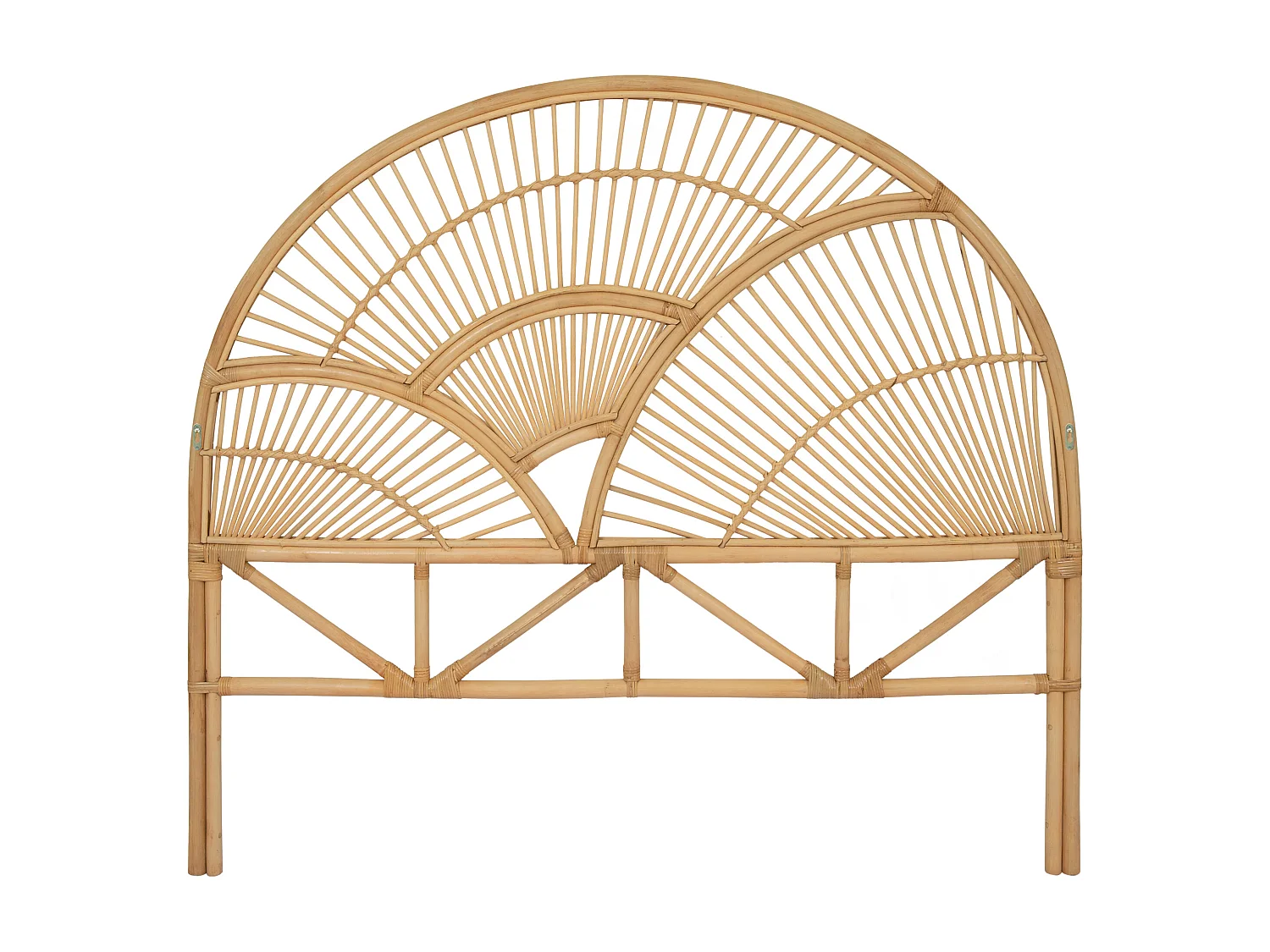 Tête de lit 140 cm - Rotin - Naturel - EFELA