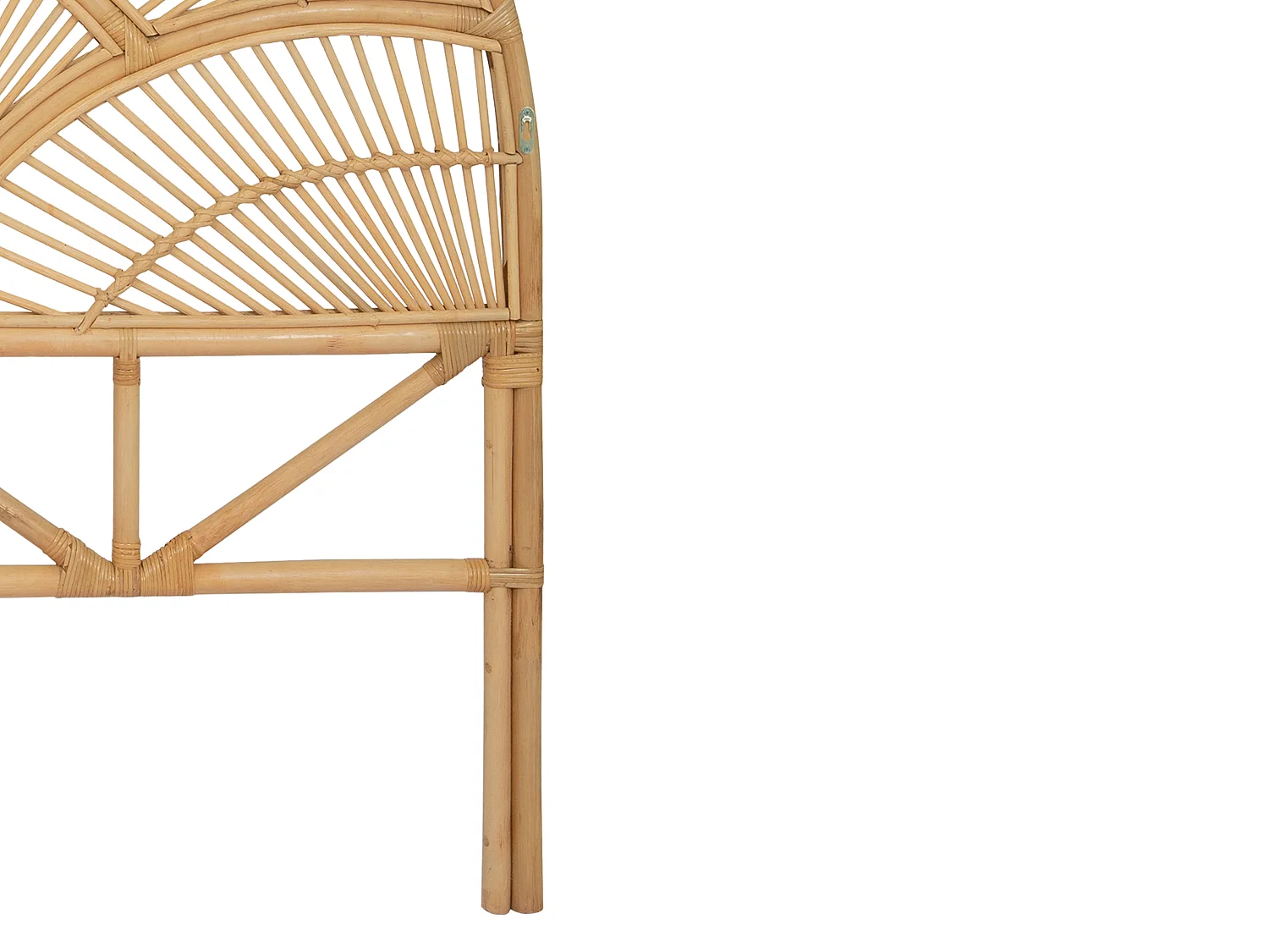 Tête de lit 140 cm - Rotin - Naturel - EFELA