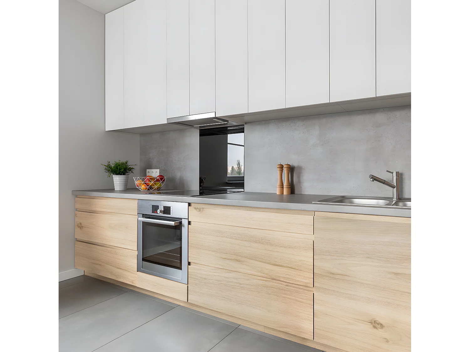 Rouleau adhésif bois chêne clair au mètre - Autocollants Revêtement Adhésif Cuisine Meubles Salle de bain - 60x7m