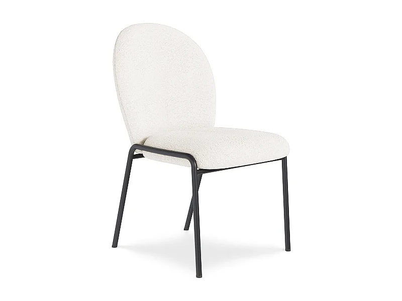 Silla de comedor - Tapizado Tela Bouclé - Erys