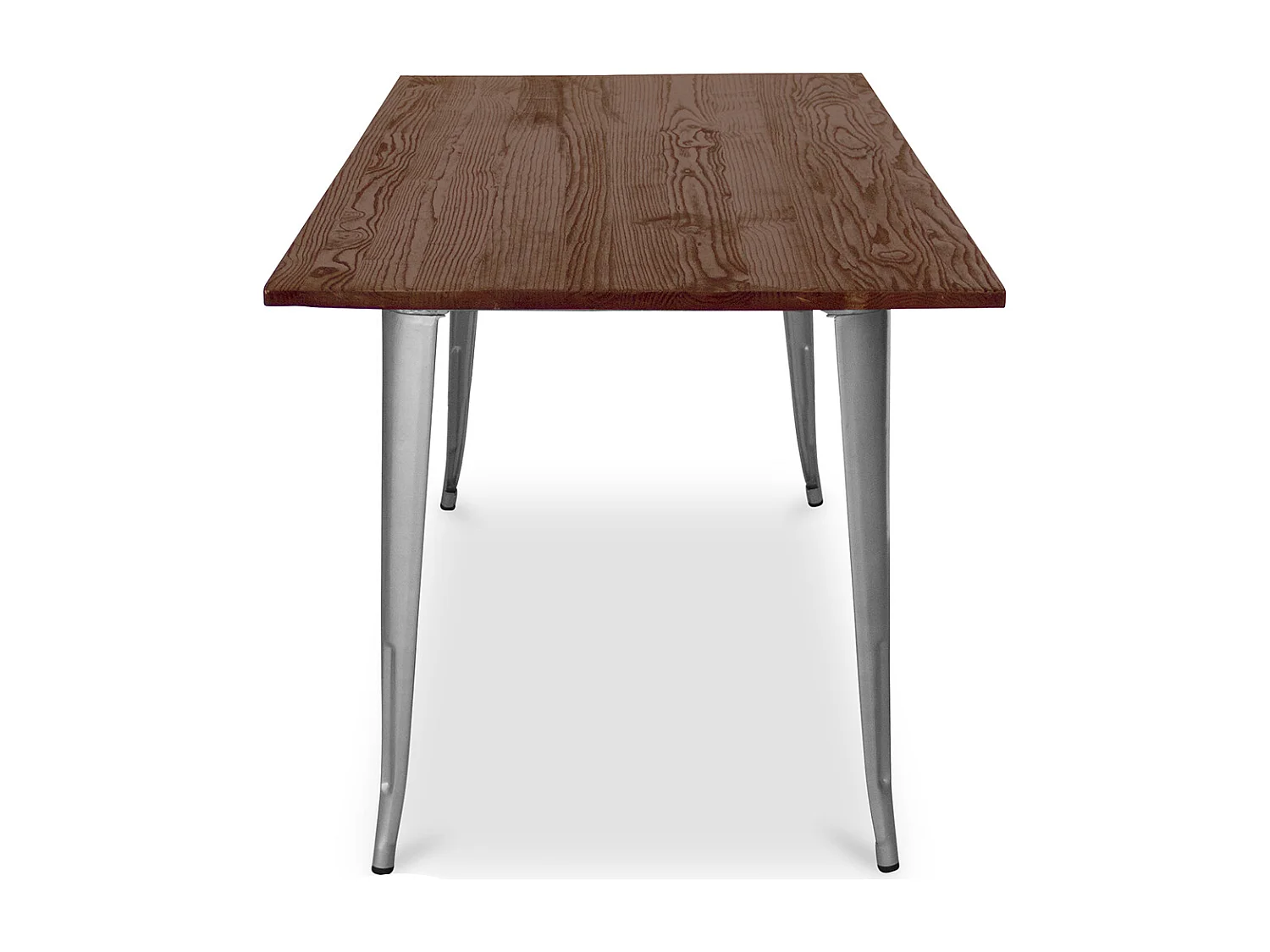 Table à manger rectangulaire - Industrielle - Bois - Tawny Noir