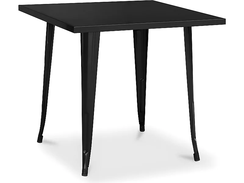 Quadratischer Esstisch im Industriedesign - Stylix