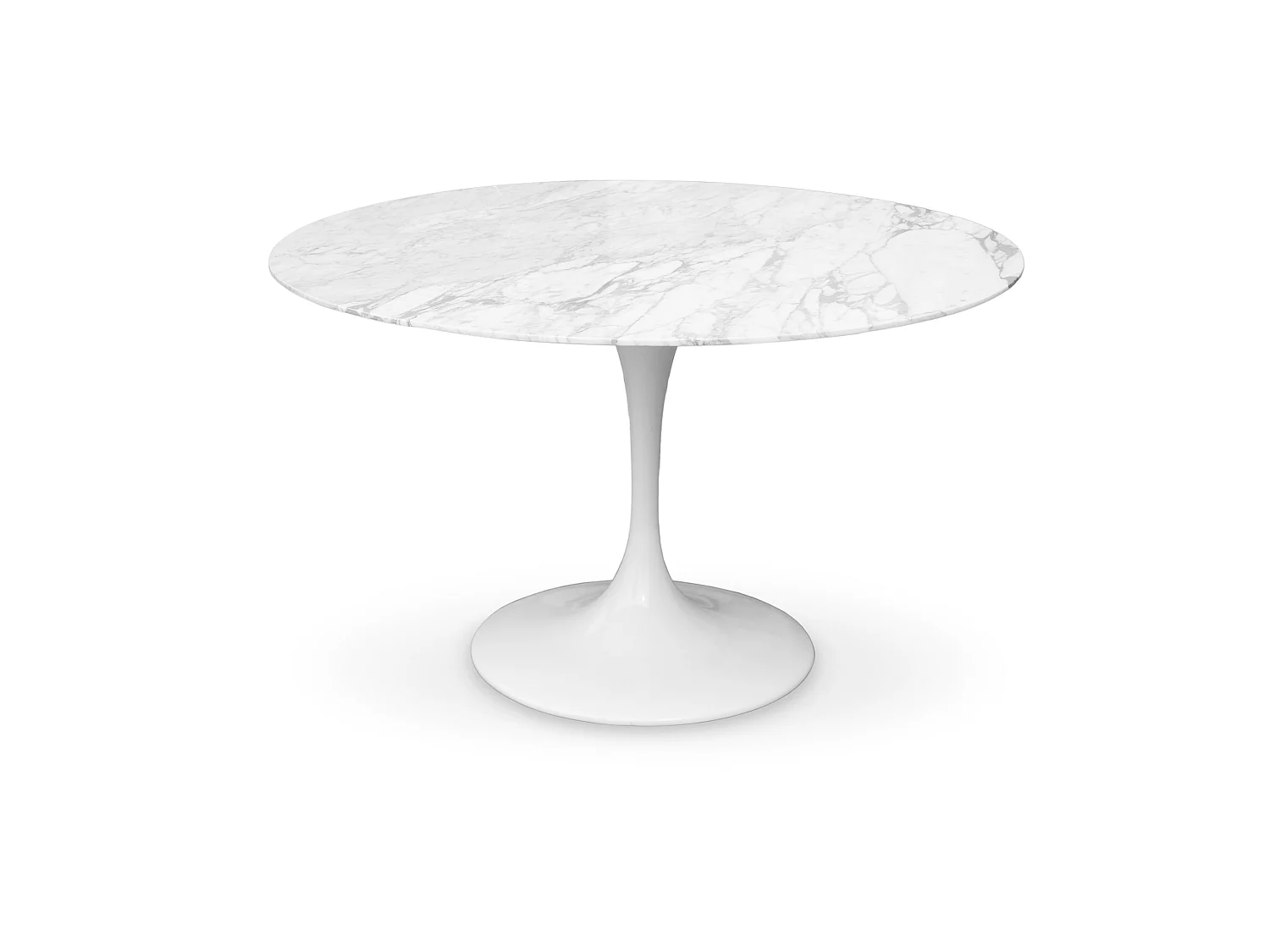 Table à manger ronde - 120 cm - Marbre - Tulip Marbre