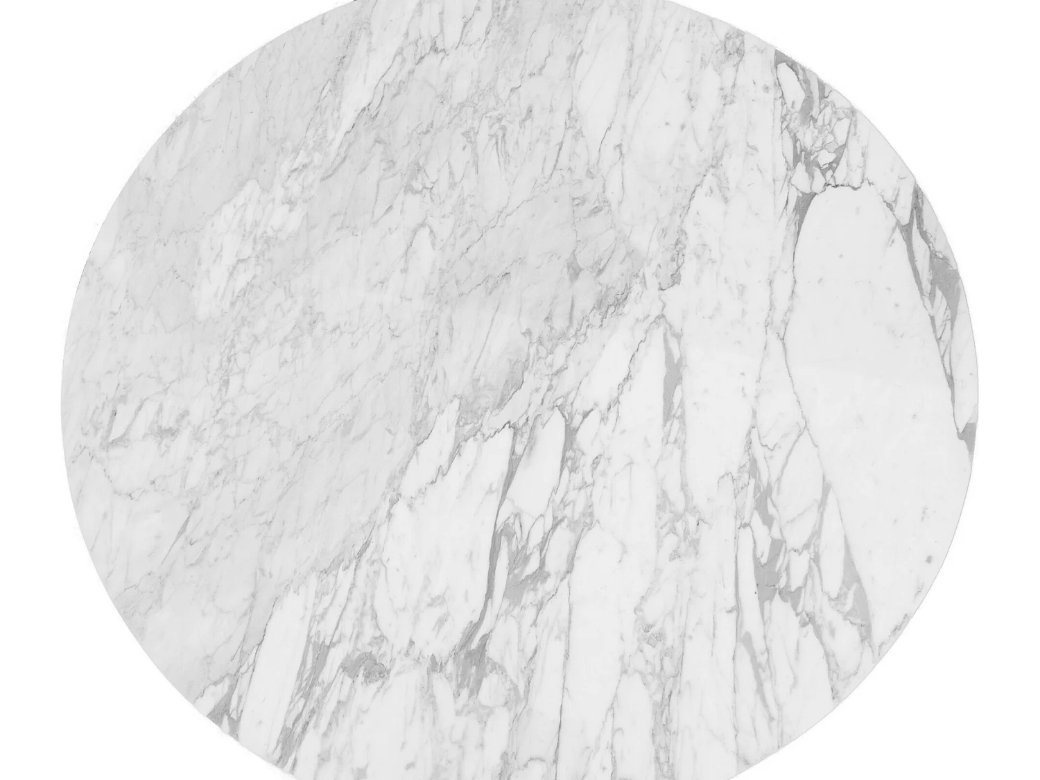 Table à manger ronde - 120 cm - Marbre - Tulip Marbre