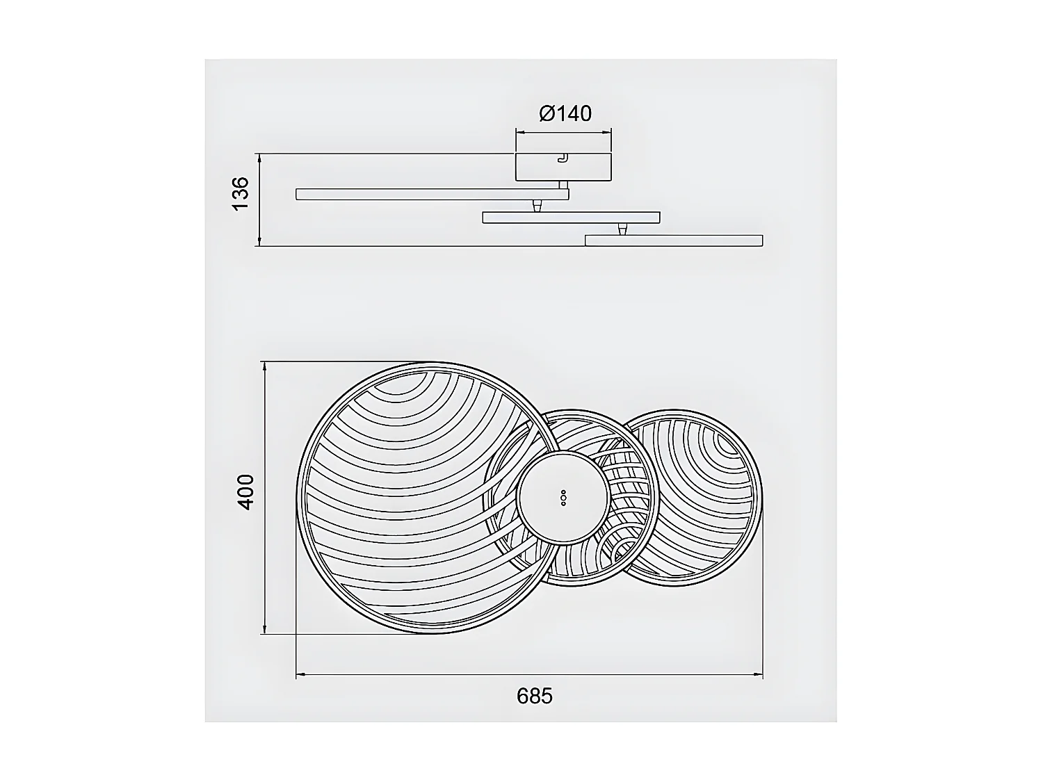 Suspension et applique COLLAGE 3 - Boite à design