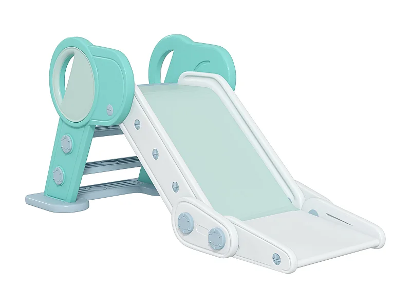 Tobogán para niños verde 120x53x53 cm AIYAPLAY