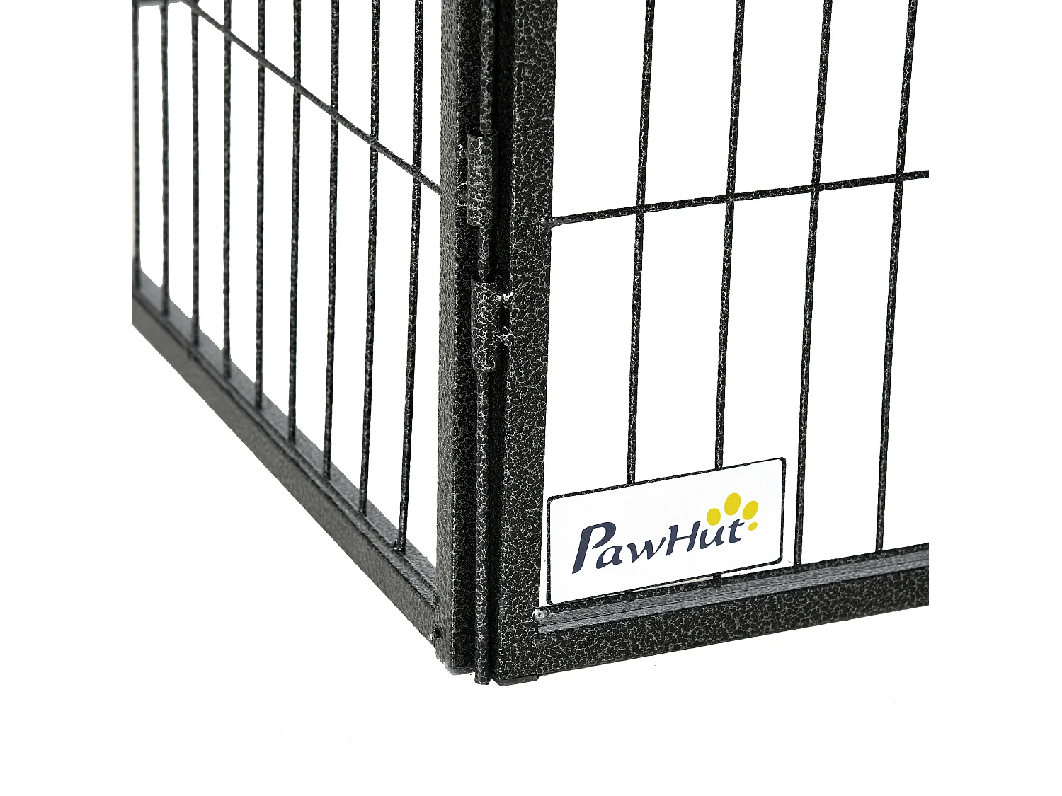 Parque para perros negro 80x60 cm PawHut