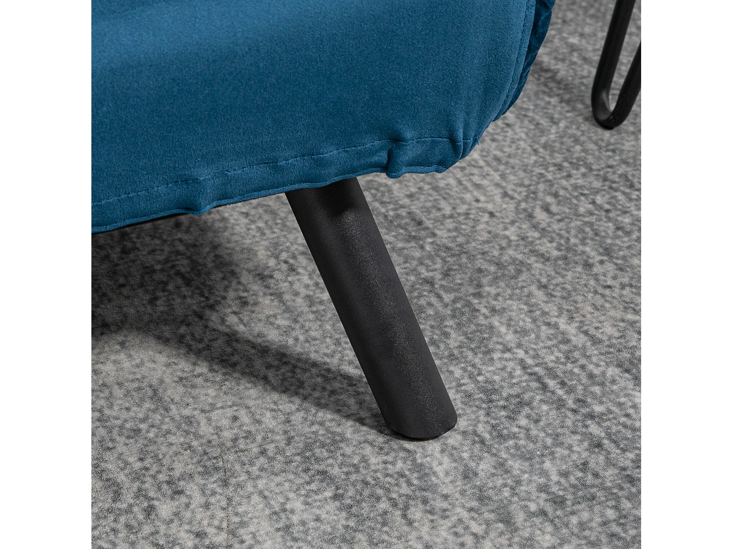 Sofá cama azul 102x73x81 cm HOMCOM