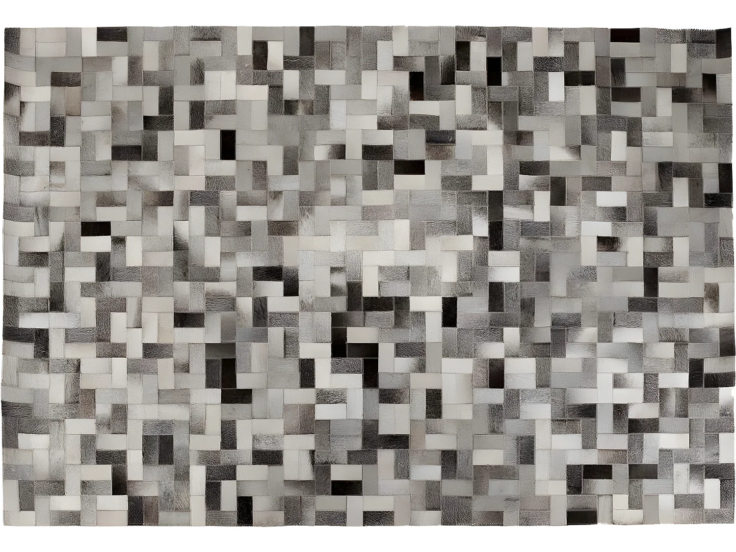 Alfombra Rectangular de Cuero Vegano 150 x 200 cm – Hilo