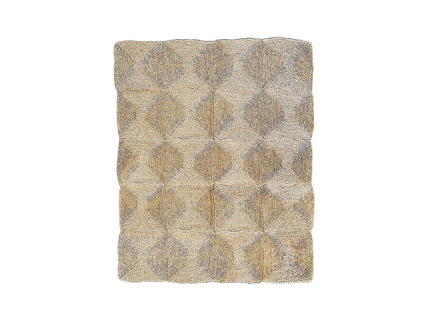 Rechteckiger Jute-Teppich - Boho Bali - 120x150 CM - Lubya