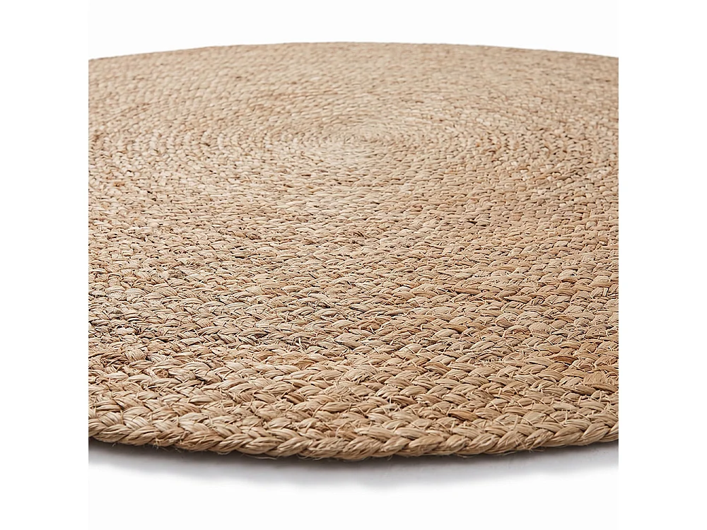 Runder Jute-Teppich - Boho Bali - 120 CM - Yuri