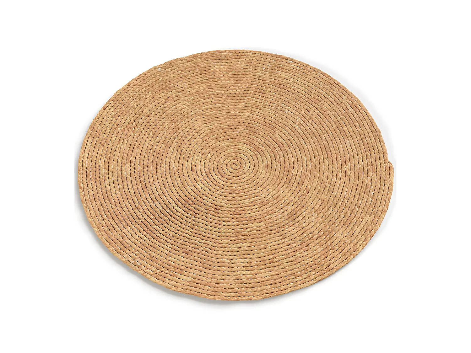 Tapis rond en jute - Boho Bali - 100 CM - Kavya Naturel