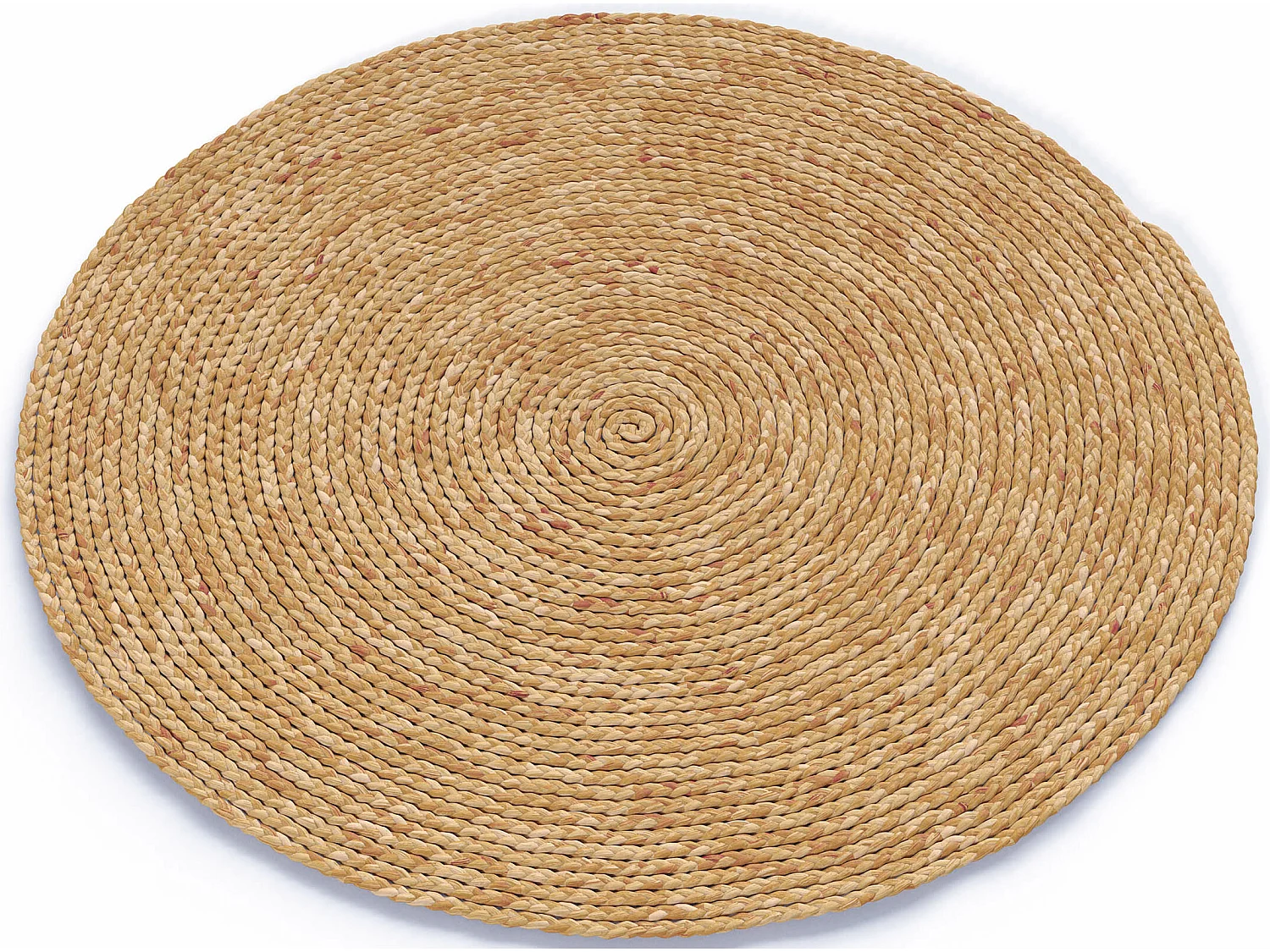 Tapis rond en jute - Boho Bali - 100 CM - Kavya Naturel