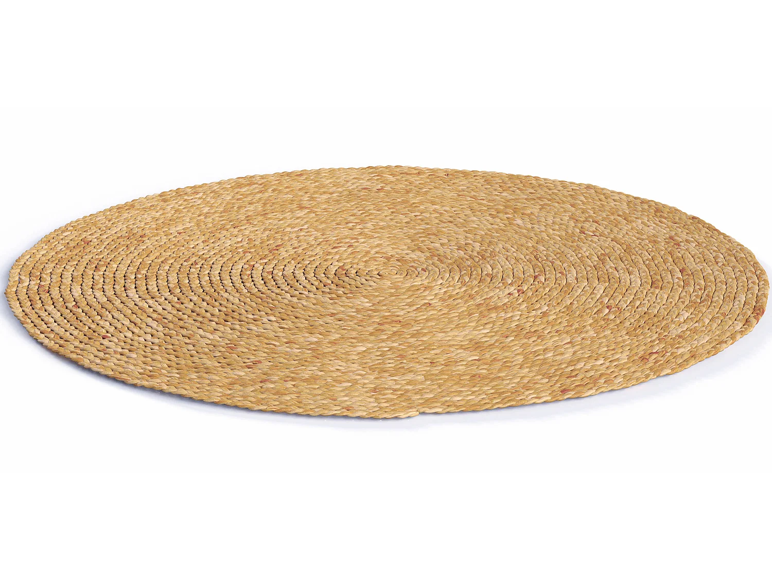 Tapis rond en jute - Boho Bali - 100 CM - Kavya Naturel