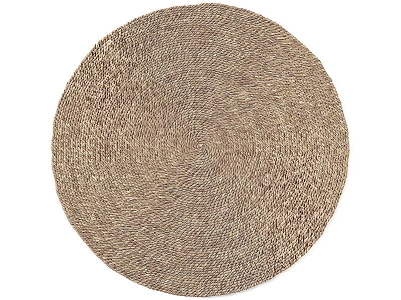 Runder Jute-Teppich - Boho Bali - 100 CM - Yuri