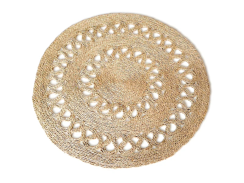 Alfombra Redonda de Yute - Boho Bali - 150cm - Ilya