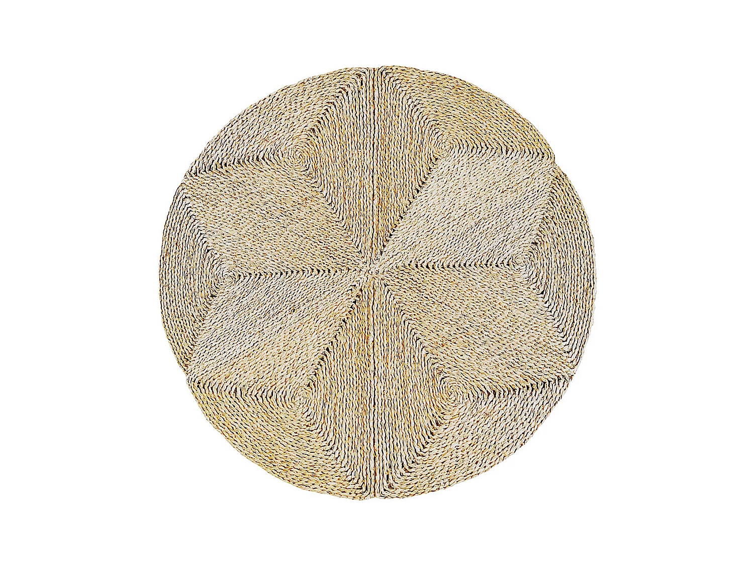 Tapis rond en jute - Boho Bali - 150 CM - Gabba Naturel