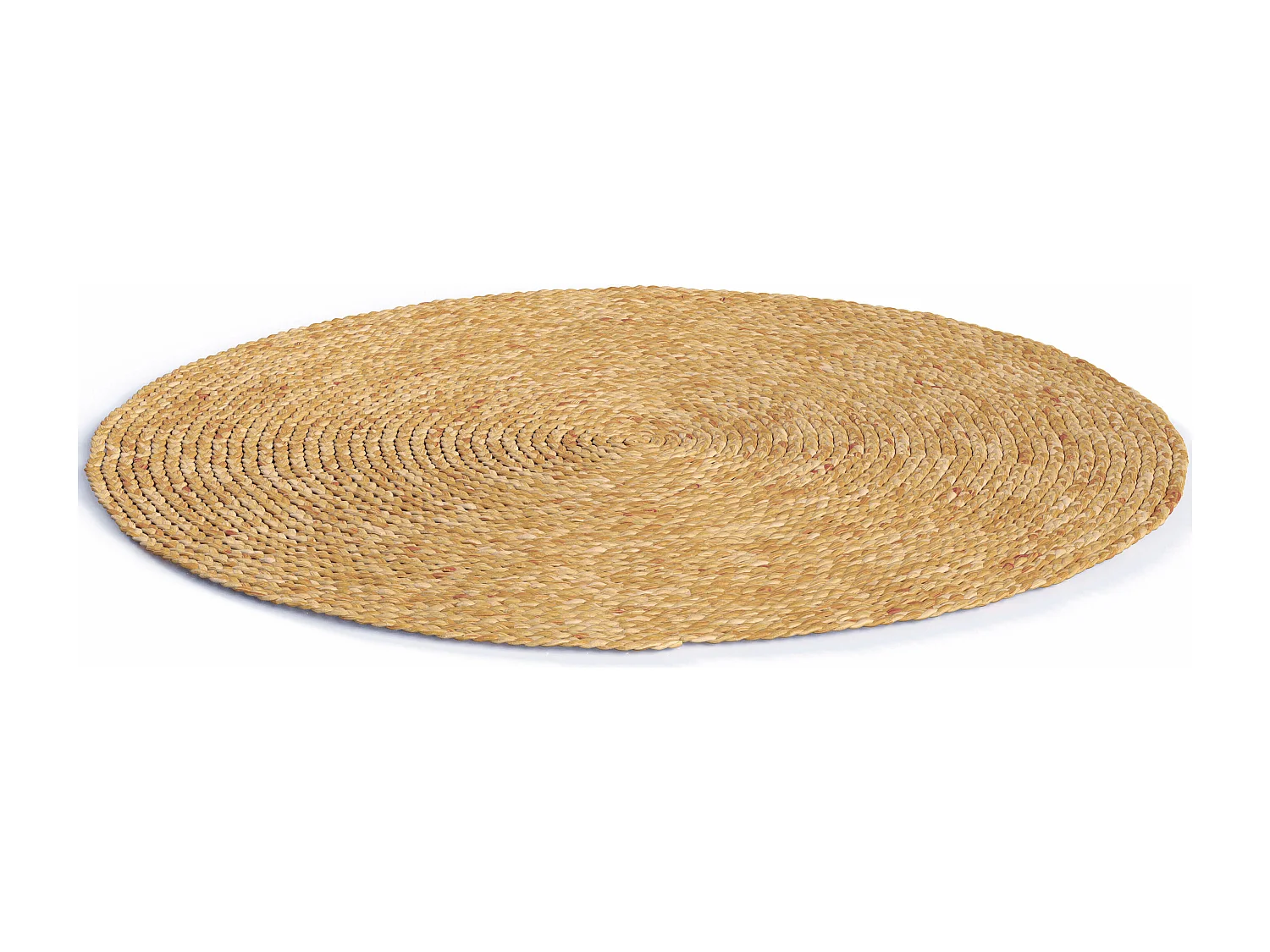 Tapis rond en jute - Boho Bali - 180 CM - Kavya Naturel