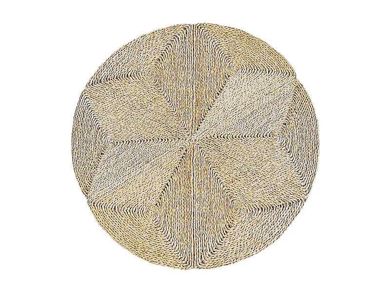 Runder Jute-Teppich - Boho Bali - 110 CM - Gabba