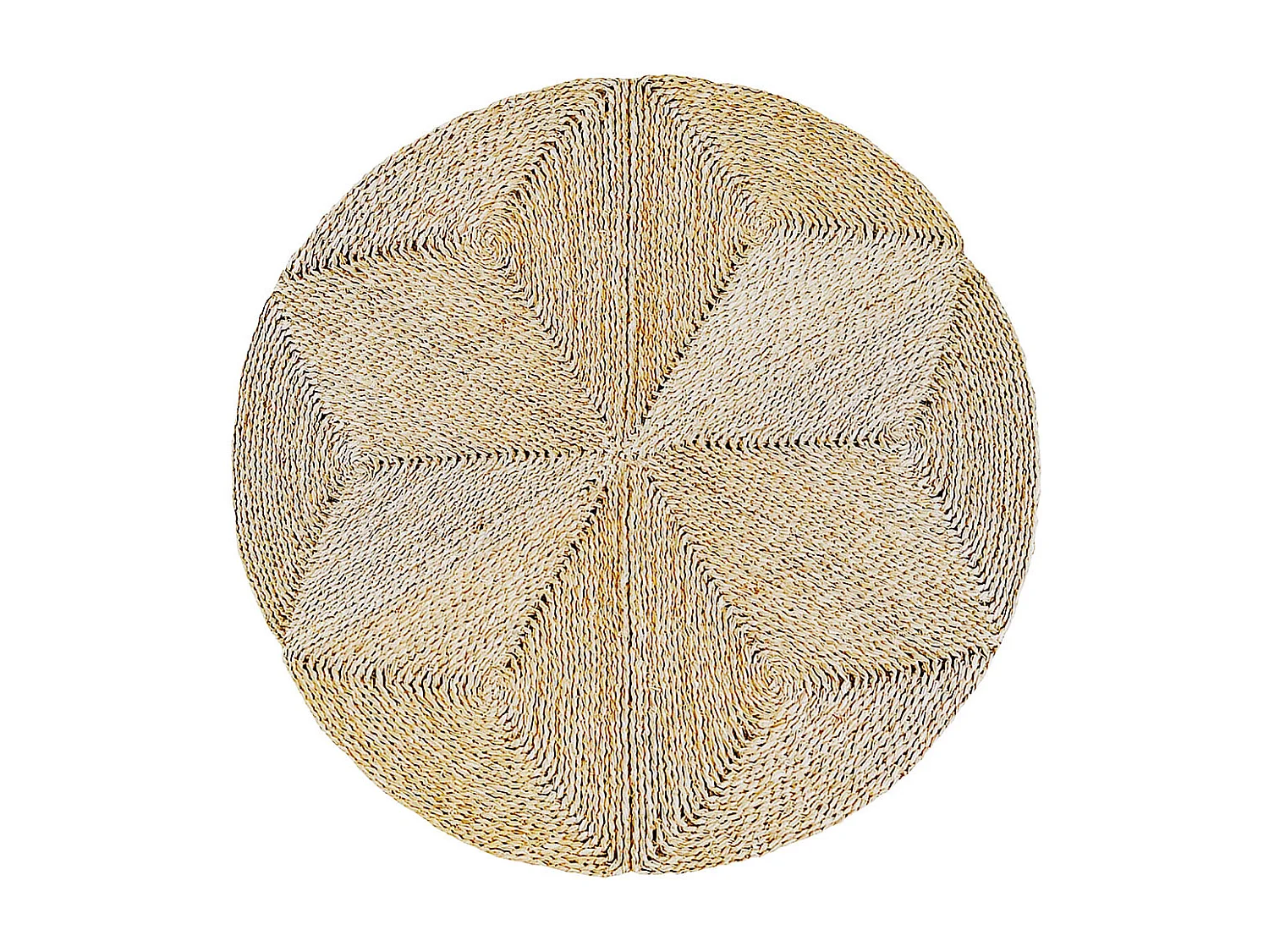 Alfombra Redonda de Yute - Boho Bali - 110 CM - Gabba