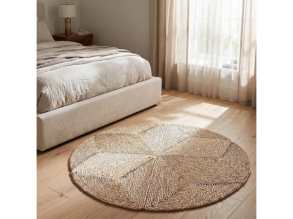 Runder Jute-Teppich - Boho Bali - 120 CM - Gabba
