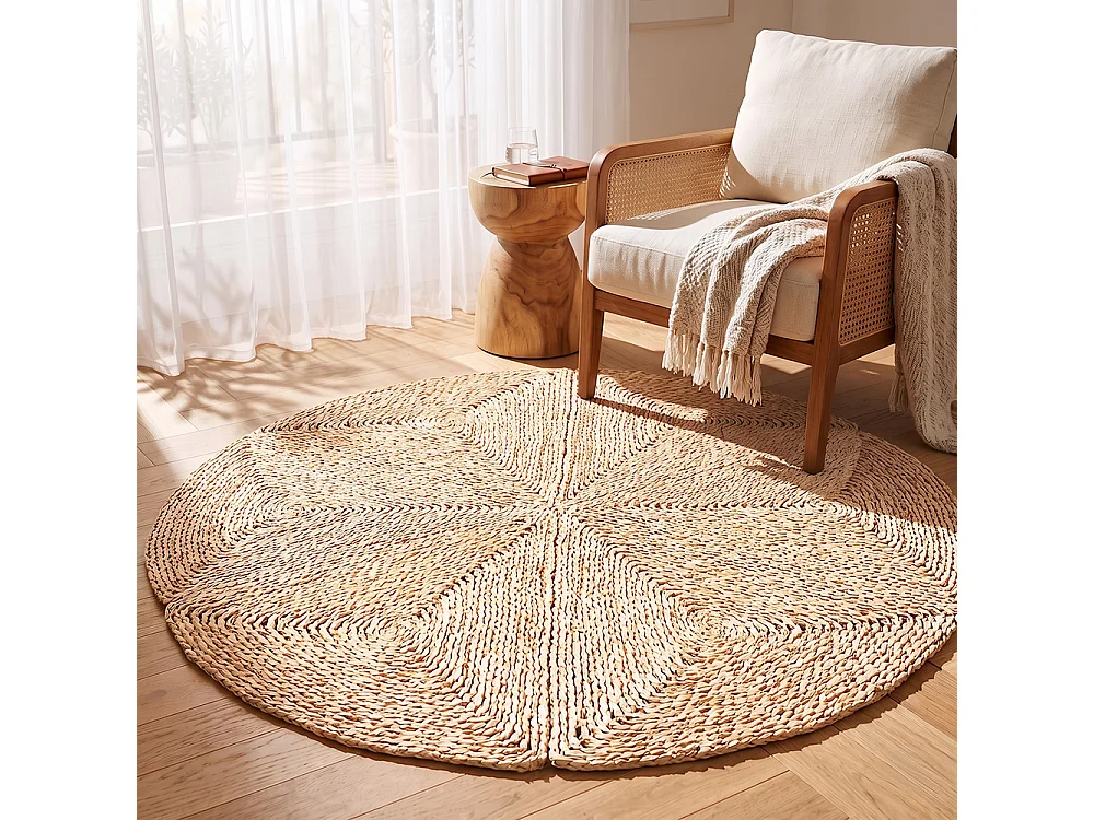 Runder Jute-Teppich - Boho Bali - 120 CM - Gabba