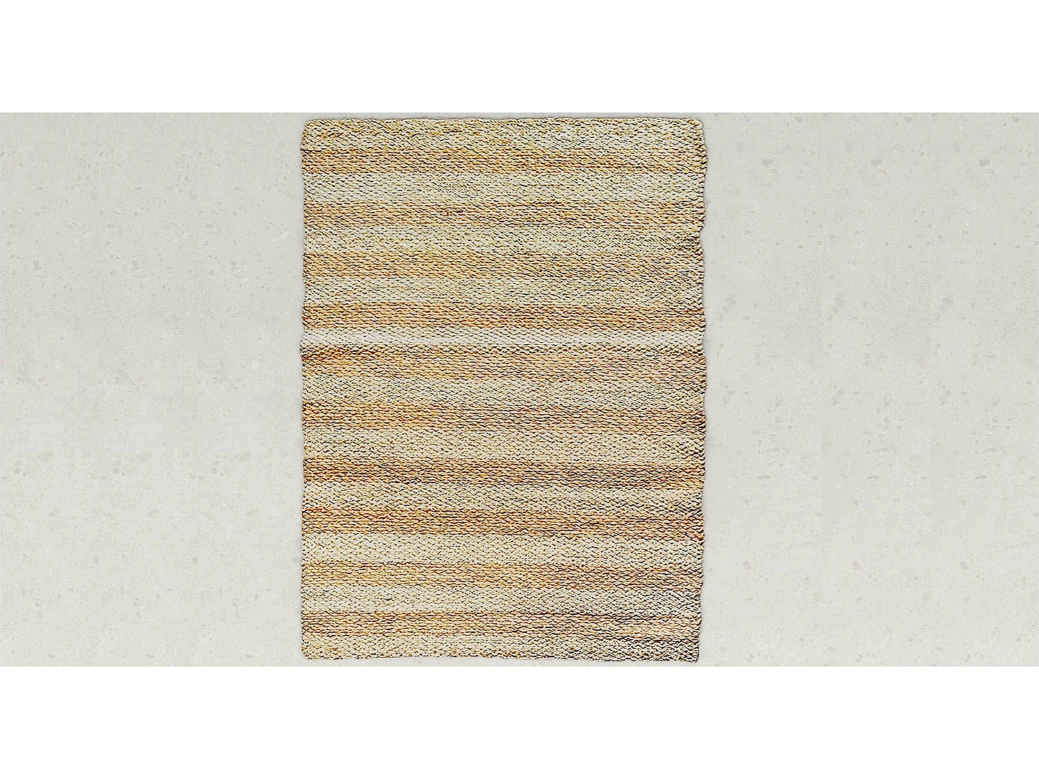 Rechteckiger Jute-Teppich - Boho Bali - 100x120 CM - Ghana