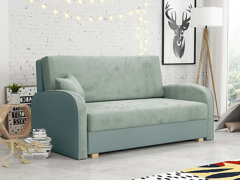 Divano letto Columbus 163, Con, 85x153x98cm, Mobile già assemblato